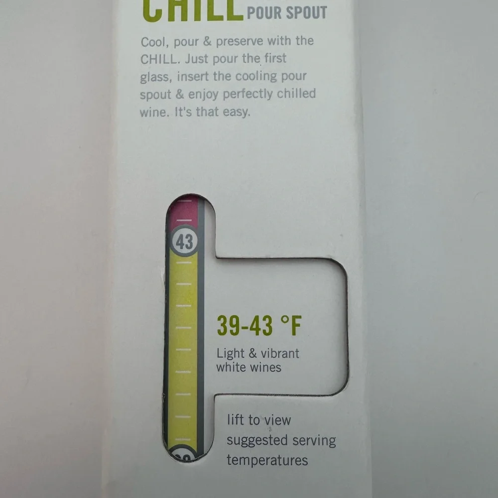 HOST Chill Wine Cooling Pour Spout – NIB – Freezer Wine Chiller